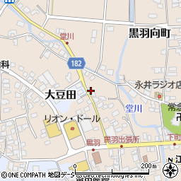 栃木県大田原市黒羽向町400-1周辺の地図