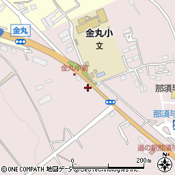 栃木県大田原市南金丸1618周辺の地図