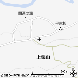 栃木県日光市上栗山134周辺の地図