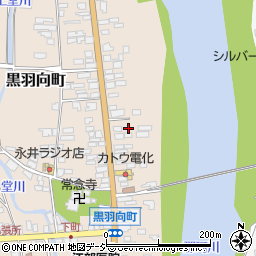栃木県大田原市黒羽向町136周辺の地図