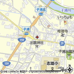 石川県羽咋郡宝達志水町荻市リ71周辺の地図