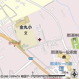 栃木県大田原市南金丸1640-3周辺の地図