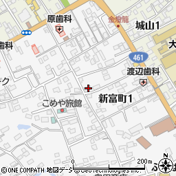 栃木県大田原市新富町1丁目5-15周辺の地図