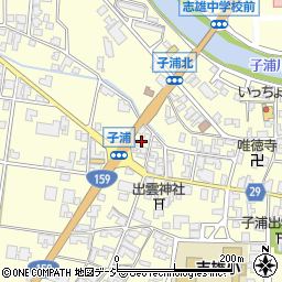 石川県羽咋郡宝達志水町荻市レ周辺の地図