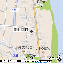 栃木県大田原市黒羽向町279周辺の地図