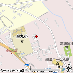 栃木県大田原市南金丸1640-9周辺の地図