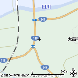 福島県東白川郡矢祭町小田川春田周辺の地図
