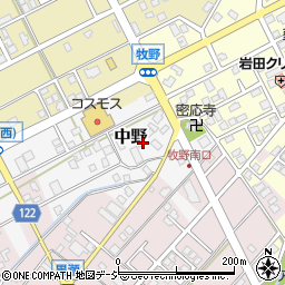〒938-0034 富山県黒部市中野の地図