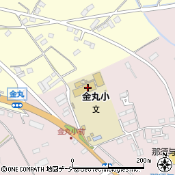 栃木県大田原市南金丸1640周辺の地図
