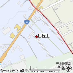 栃木県大田原市上石上2073-5周辺の地図