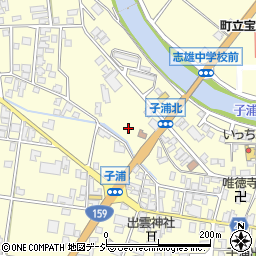 石川県宝達志水町（羽咋郡）子浦（ヨ）周辺の地図