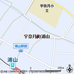 富山県黒部市宇奈月町浦山周辺の地図