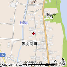 栃木県大田原市黒羽向町251-1周辺の地図