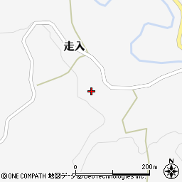 石川県羽咋郡宝達志水町走入リ周辺の地図