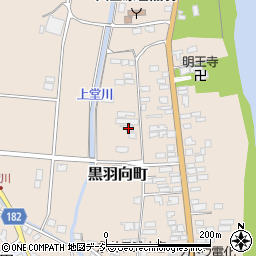 栃木県大田原市黒羽向町248周辺の地図