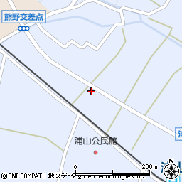 富山県黒部市宇奈月町浦山1216周辺の地図