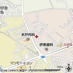 栃木県大田原市末広3丁目2831-82周辺の地図