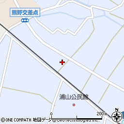 富山県黒部市宇奈月町浦山1505周辺の地図