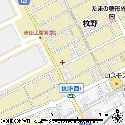 石田前沢線周辺の地図