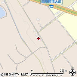栃木県大田原市奥沢1112-8周辺の地図