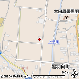 栃木県大田原市黒羽向町362周辺の地図