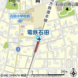 電鉄石田駅周辺の地図