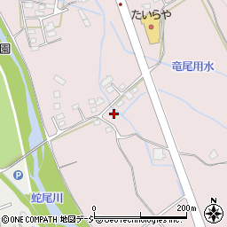 栃木県大田原市中田原315-1周辺の地図