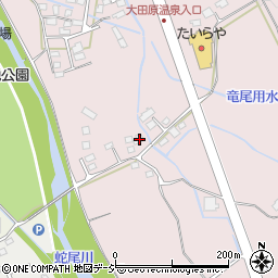 栃木県大田原市中田原609周辺の地図