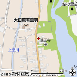 栃木県大田原市黒羽向町201周辺の地図