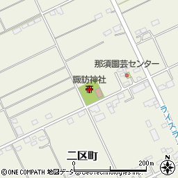 諏訪神社周辺の地図