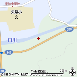 福島県矢祭町（東白川郡）小田川（恩岩）周辺の地図
