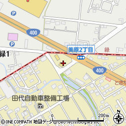 スターバックスコーヒー 大田原美原店周辺の地図
