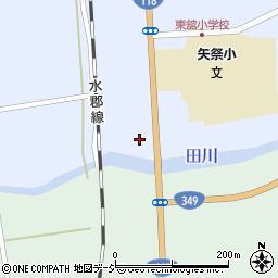 福島県矢祭町（東白川郡）東舘（田川）周辺の地図