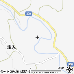 石川県羽咋郡宝達志水町走入チ周辺の地図