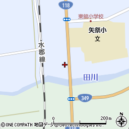 ファミリーマートタカシン矢祭店周辺の地図