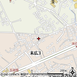 栃木県大田原市末広3丁目2833-3周辺の地図