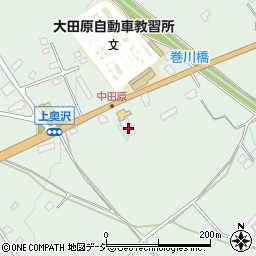 栃木県大田原市上奥沢79周辺の地図