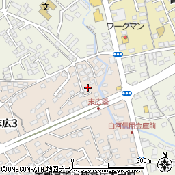 栃木県大田原市末広3丁目2850-7周辺の地図