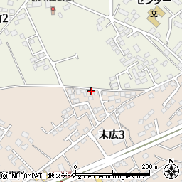 栃木県大田原市末広3丁目2832-57周辺の地図