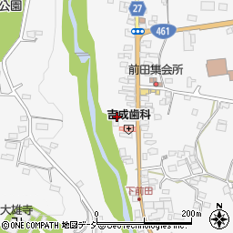 栃木県大田原市前田216周辺の地図