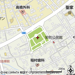 中央多目的公園周辺の地図