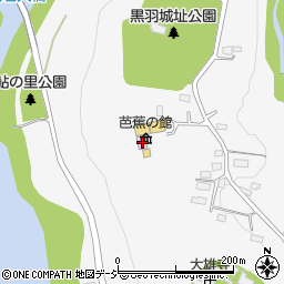 芭蕉の館周辺の地図
