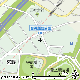 富山県黒部市宮野周辺の地図