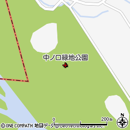 中ノ口緑地公園周辺の地図