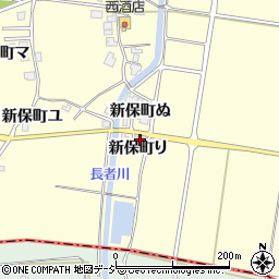 石川県羽咋市新保町（り）周辺の地図