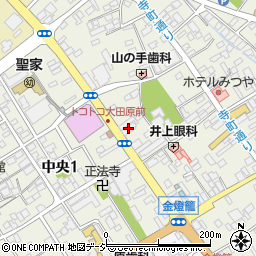 栃木銀行大田原支店周辺の地図