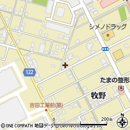富山県黒部市牧野967周辺の地図