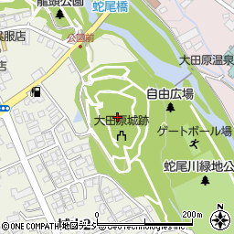 龍城公園周辺の地図
