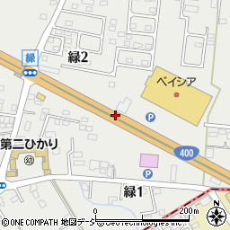 栃木県那須塩原市緑周辺の地図
