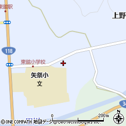 福島県矢祭町（東白川郡）東舘（下上野内）周辺の地図